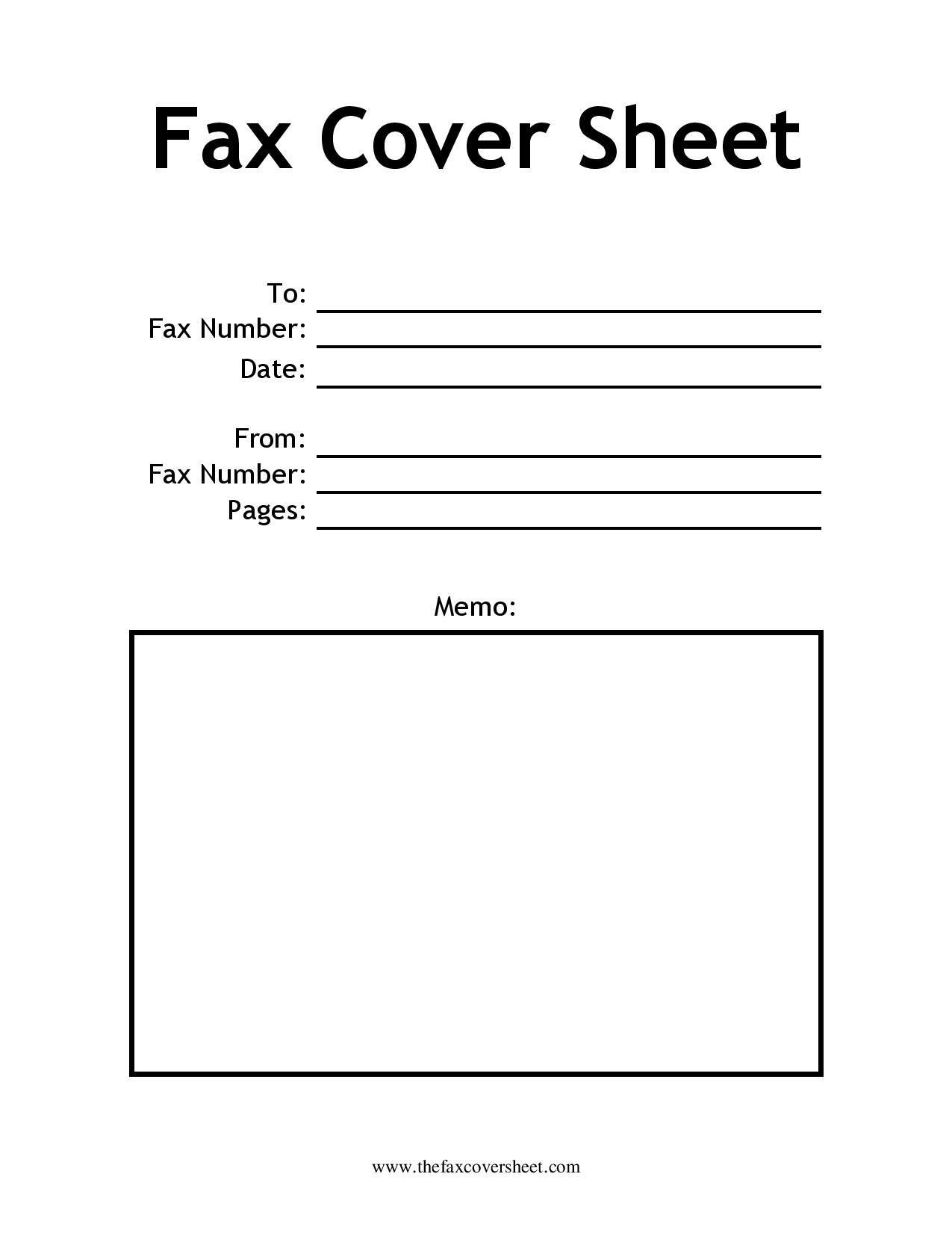 Editable Fax Cover Sheet Template Free PDF Word