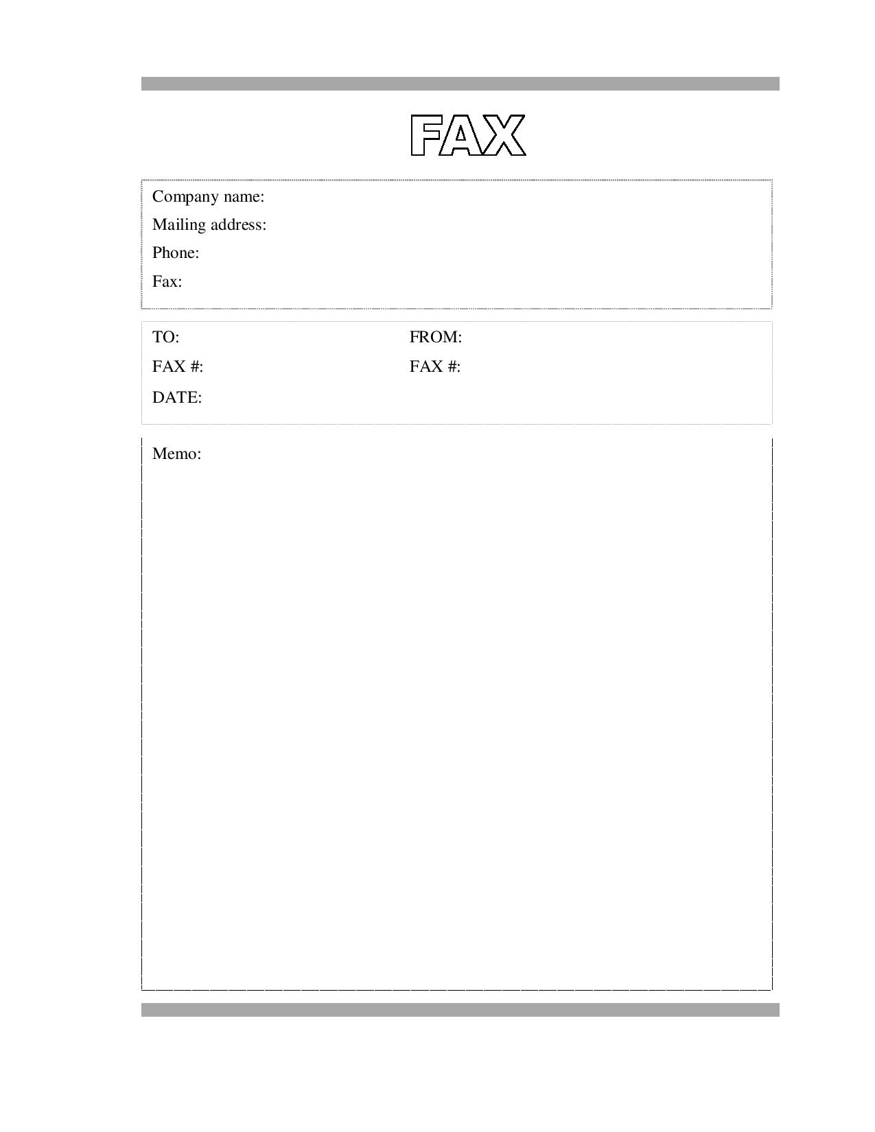 Printable UPS Fax Cover Sheet Template PDF